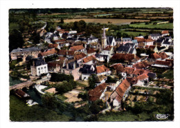 Bernay-en-Champagne Debut Des Années 70 Vue Aerienne Couleur Du Village Avec Eglise Canton Conlie Ecrite En 1973 - Conlie