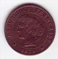 Cérès. 1 Centime 1879 A . - 1 Centime