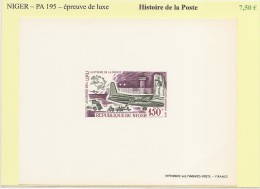 Niger - PA 195 - Histoire De La Poste - Epreuve De Luxe - Níger (1960-...)