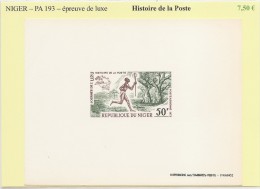 Niger - PA 193 - Histoire De La Poste - Epreuve De Luxe - Niger (1960-...)