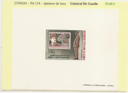 Congo - PA 134 - General De Gaulle - Epreuve De Luxe - Other & Unclassified