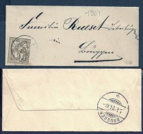 Switzerland 1904 Postal History Rare Old Cover D.338 - Storia Postale