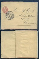 Switzerland 1894 Postal History Rare Old Wrapper Postal Stationary Bern D.339 - Covers & Documents