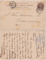 Great Britain 1888 Postal History Rare West Norwood To Rotterdam - 2 Heavy Creases D.397 - Brieven En Documenten