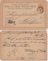Finland 1881 Postal History Rare Postcard Stationery Card To Helsinki - Corner Knocks D.404 - Lettres & Documents
