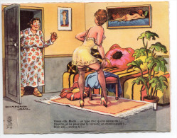 Carte à Système Illustration De J. Chaperon - Femme En Nuisette Et Bas - Humour , Sexy - TRES BON ETAT - Ed. GP Larose - Chaperon, Jean