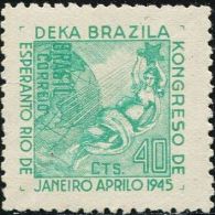 BX0315 Brazil 1945 Esperanto Conference 1v MLH - Nuevos