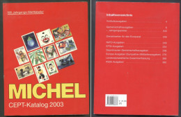 Michel CEPT Katalog 2003 - The Book - Thema's