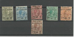 Italia. 1890. Sellos Sobrecargados. Ivert 46/51 Us-*. Valor 120 Euros - Sonstige & Ohne Zuordnung