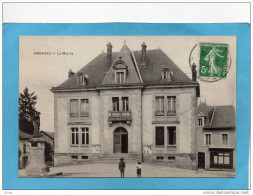 AMBAZAC-La Mairie  2 Enfants Sur La Place- A Voyagé En 1909-éditionBalabaud - Ambazac