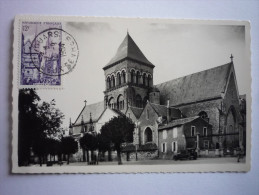 Thouars (79) L'eglise Saint Laon (timbre Philatelique )(2 Scann) - Thouars