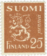 Finlande  1930. ~ YT 144** - 25 P. Armoiries. - Neufs