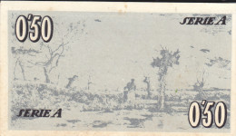 BILLETE LOCAL GUERRA CIVIL 50 CTS CONSELL MUNICIPAL D`OLOT - Other & Unclassified