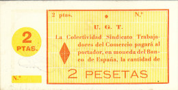 BILLETE LOCAL GUERRA CIVIL 2 PTS GUADIX - Other & Unclassified