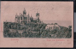 Königswinter Am Rhein - Drachenfels - Drachenburg - Reliefkarte - 1902 - Drachenfels