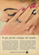 # FEDERATION SUISSE FABRICANTS  HORLOGERIE 1950s Italy Advert Publicitè Reklame Orologio Montre Uhr Reloj Relojo Watch - Reclamehorloges