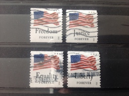 Verenigde Staten / USA - Complete Serie Vlaggen (perf. 11) 2012 - Gebraucht