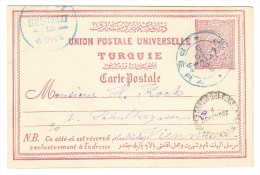 Türkei - UPU GS 20 Paras 1-12-1894 Péra Nach Wien AT - Lettres & Documents