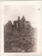 Photo Avril 1918 Secteur IEPER? (Ypres, Bataille De La Lys) - Une église En Ruine (A73, Ww1, Wk1) - Ieper