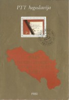 Titio Raley, 1980., Yugoslavia, Commemorative Flyer - Otros & Sin Clasificación
