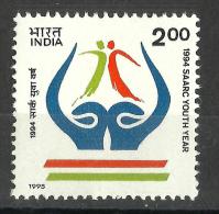 INDIA, 1995, SAARC Youth Year (1994), MNH, (**) - Ongebruikt