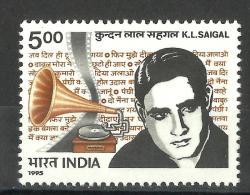 INDIA, 1995, K.L.Saigal (Actor & Singer) - Commemoration,   MNH, (**) - Ongebruikt