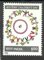 INDIA, 1995, Children´s (Childrens) Day,  Children In Circle, MNH, (**) - Ongebruikt