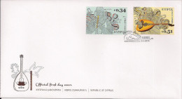 2014 Zypern  Cyprus Mi. 1277-8 FDC  Europa - 2014