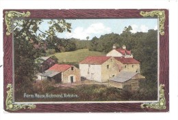 Old Postcard Farm House Richmond Yorkshire UNUSED - Andere & Zonder Classificatie
