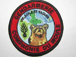 PATCH GENDARMERIE GUADELOUPE : COMPAGNIE DU MOULE - Polizei