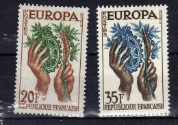 France  (1957) - "Europa" Neufs* - 1957
