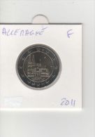 2 Euro Commémorative ALLEMAGNE 2011  - Atelier F - Sous étui - Duitsland