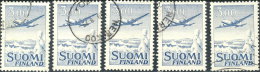 Finlande  Aérien 1963. ~ A 9 Par 5 - Douglas DC 6 - Used Stamps