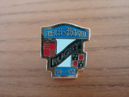 Pin´s "FINALES REGIONAL RUGBY 91 - 92" (blasons) - Rugby