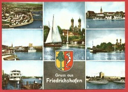 CARTOLINA NV GERMANIA - FRIEDRICHSHAFEN - Saluti - Gruss Aus - Vedutine - 10 X 15 - Friedrichshafen