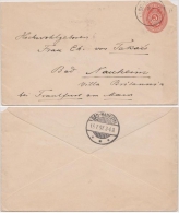 Hungary 1897 Postal History Rare Stationery Cover To Germany D.422 - Briefe U. Dokumente