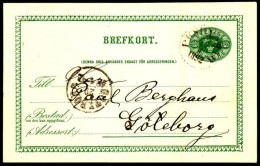 Entier Postal Suédois - Swedish Postcard - Circulé - Circulated - 1892. - Entiers Postaux