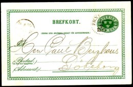 Entier Postal Suédois - Swedish Postcard - Circulé - Circulated - 1895. - Postal Stationery