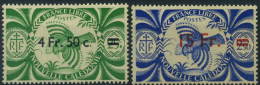 France, Nouvelle Calédonie : N° 255 Et 256 Xx Année 1945 - Unused Stamps