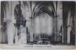 Laventie (62 Pas-de-Calais), Intérieur De L'église, Carte Postale Ancienne. - Laventie