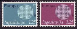 B1754 - Yougoslavie 1970 - Yv.no. 1269/70 Neufs** - Neufs
