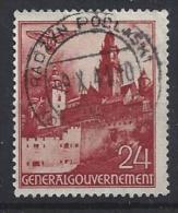 Generalgouvernement 1940  Bauwerke   (o) Mi.45 - Gouvernement Général