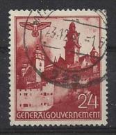 Generalgouvernement 1940  Bauwerke   (o) Mi.45 - Generalregierung