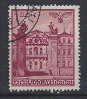 Generalgouvernement 1940  Bauwerke   (o) Mi.51 - Generalregierung