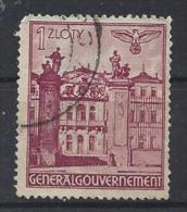 Generalgouvernement 1940  Bauwerke   (o) Mi.51 - Gobierno General