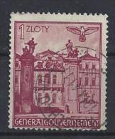 Generalgouvernement 1940  Bauwerke   (o) Mi.51 - Gouvernement Général