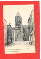 85 SAINT HILAIRE  Cpa Petite Animation L ' Eglise        1942 Robin - Saint Hilaire Des Loges