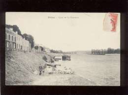 94 Ablon Quai De La Baronnie édit. Tuffé Animée Lavoir Laveuses - Ablon Sur Seine