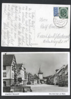 Germany 1952 Postal History Rare Old Postcard Postal Stationery D.497 - Cartoline - Usati