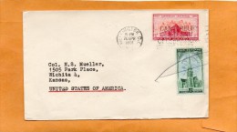 New Zealand 1951 Cover Mailed To USA - Cartas & Documentos